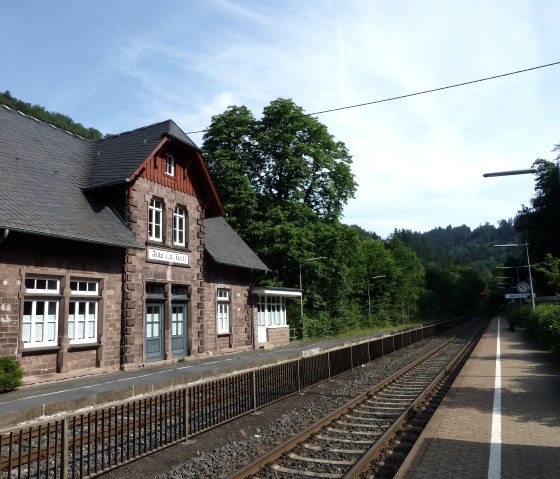 Bahnhof in Auw an der Kyll, © NaturAktivErleben Bahnhof in Auw an der Kyll, © NaturAktivErleben