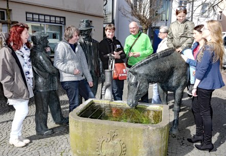 Gruppe am Pferdemarkt, © Tourist-Information Bitburger Land Gruppe am Pferdemarkt, © Tourist-Information Bitburger Land