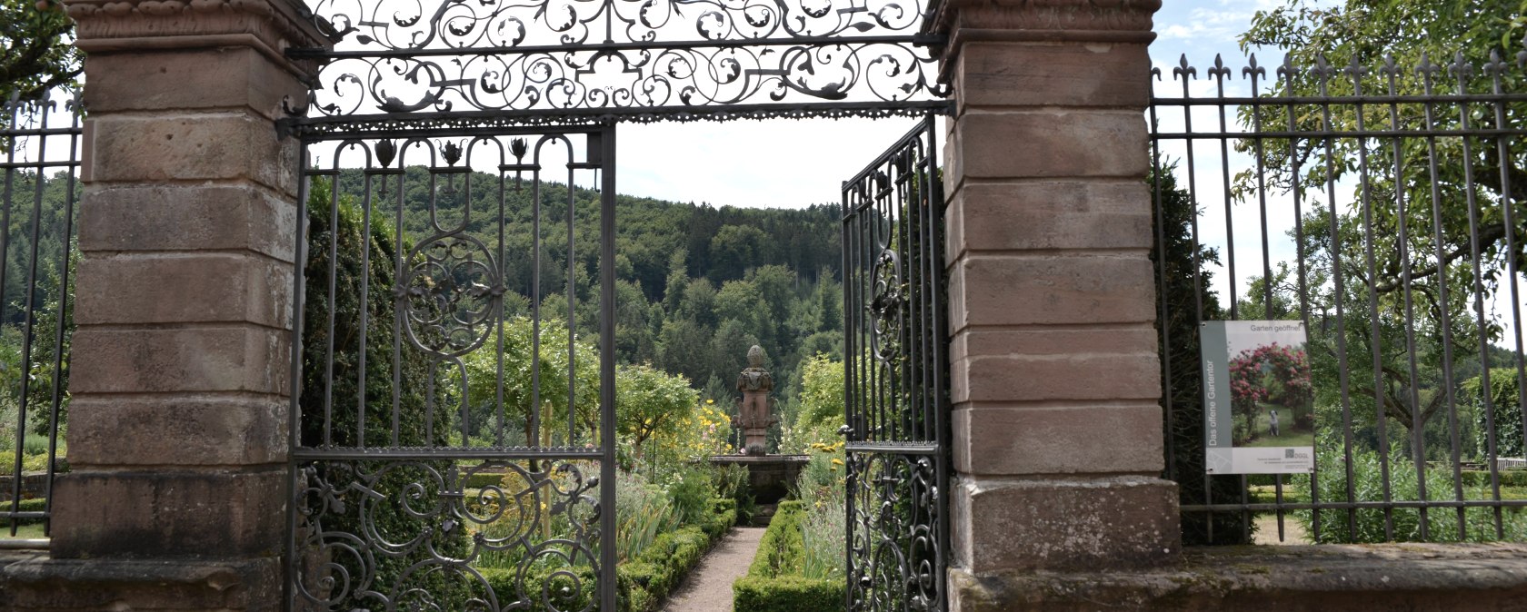 Schloss Malberg Gartentor, © TI Bitburger Land Schloss Malberg Gartentor, © TI Bitburger Land