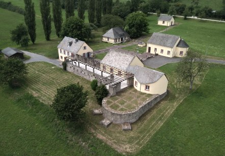 Villa Otrang Luftaufnahme, © GDKE-Rheinisches Landesmuseum Trier, Thomas Zühmer Villa Otrang Luftaufnahme, © GDKE-Rheinisches Landesmuseum Trier, Thomas Zühmer