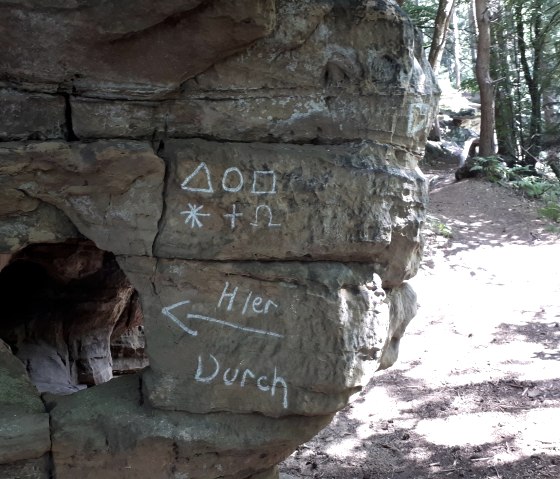 Hier geht es duch! Hier geht es duch!