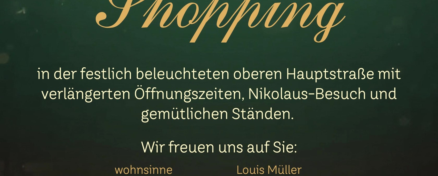 Plakat Light Night Shopping, © Veranstalter Plakat Light Night Shopping, © Veranstalter