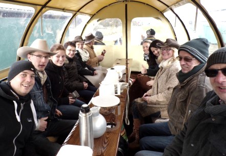 Planwagenfahrt, © River Ranch / Kristina Bachmann Planwagenfahrt, © River Ranch / Kristina Bachmann