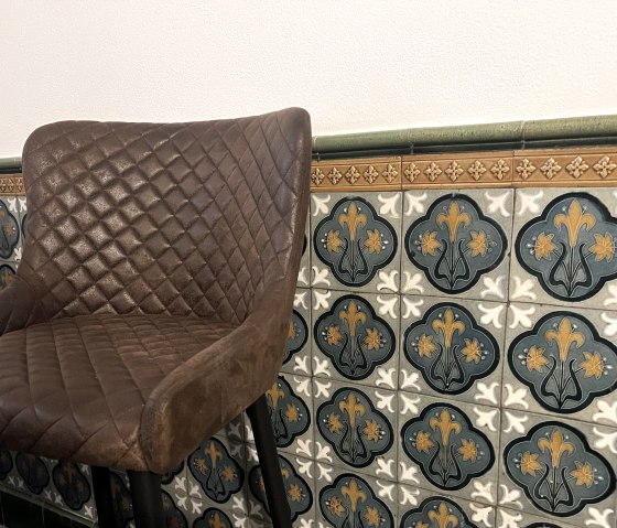 original Fliesen in der Küche, © TI Bitburger Land original Fliesen in der Küche, © TI Bitburger Land