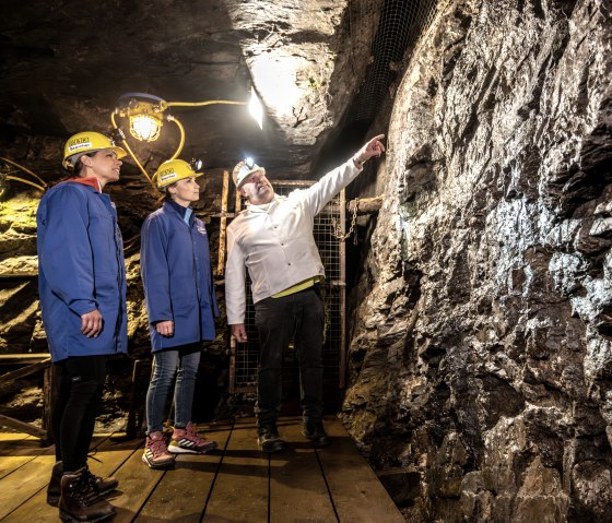 Visite de la mine de Mühlenberger Stollen, Bleialf, © Eifel Tourismus GmbH, Dominik Ketz Visite de la mine de Mühlenberger Stollen, Bleialf, © Eifel Tourismus GmbH, Dominik Ketz