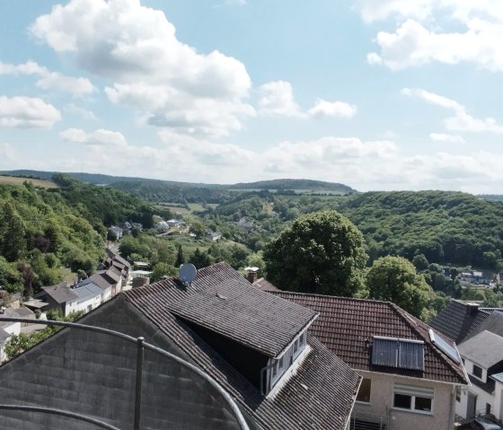 Aussicht von Burg Bettingen, © TI Bitburger Land Aussicht von Burg Bettingen, © TI Bitburger Land