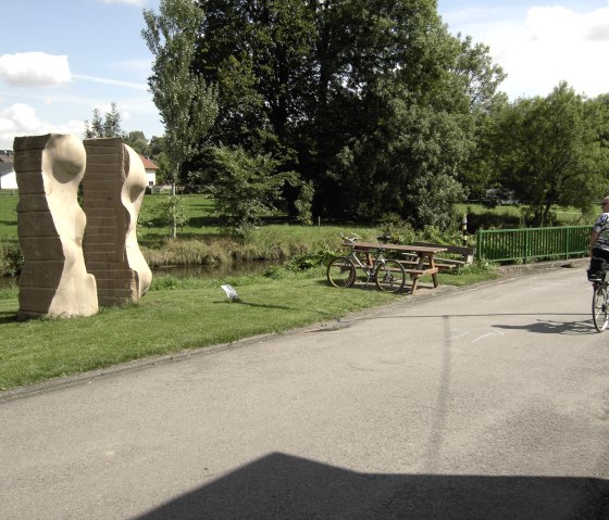 Sculptures Nims cycle path, © Frank Schaal Sculptures Nims cycle path, © Frank Schaal