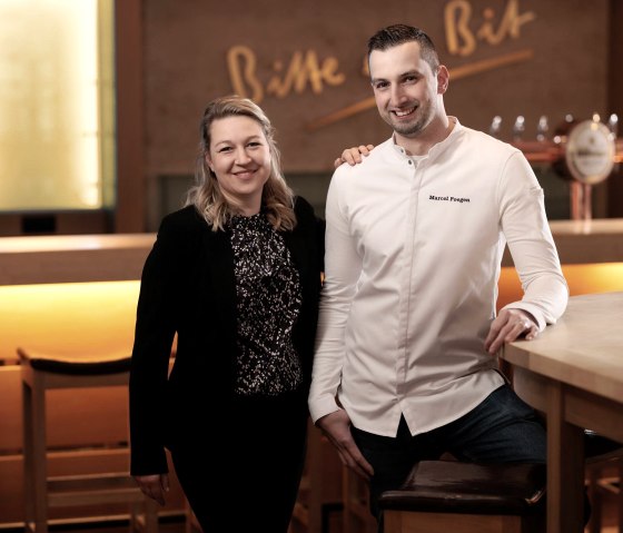 Ihre Gastgeber Marcel u Julia Foegen, © TI Bitburger-Land Ihre Gastgeber Marcel u Julia Foegen, © TI Bitburger-Land