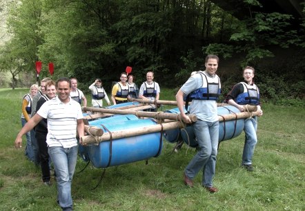 Floßbau, © Turide Floßbau, © Turide