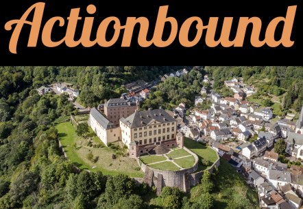 Actionbound_Schloss Malberg Luftaufnahme©team360__Benjamin Treib, © TI Bitburger Land Actionbound_Schloss Malberg Luftaufnahme©team360__Benjamin Treib, © TI Bitburger Land