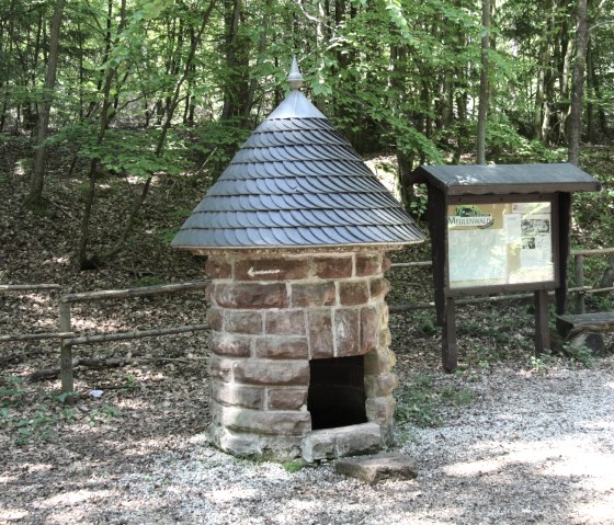 Se rafraîchir à la source Viktoria lors de la randonnée Meulenwaldroute, © Tourist-Information Wittlich Stadt und Land Se rafraîchir à la source Viktoria lors de la randonnée Meulenwaldroute, © Tourist-Information Wittlich Stadt und Land