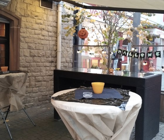 Halloween Deko in der Stadt, © TI Bitburger Land Halloween Deko in der Stadt, © TI Bitburger Land