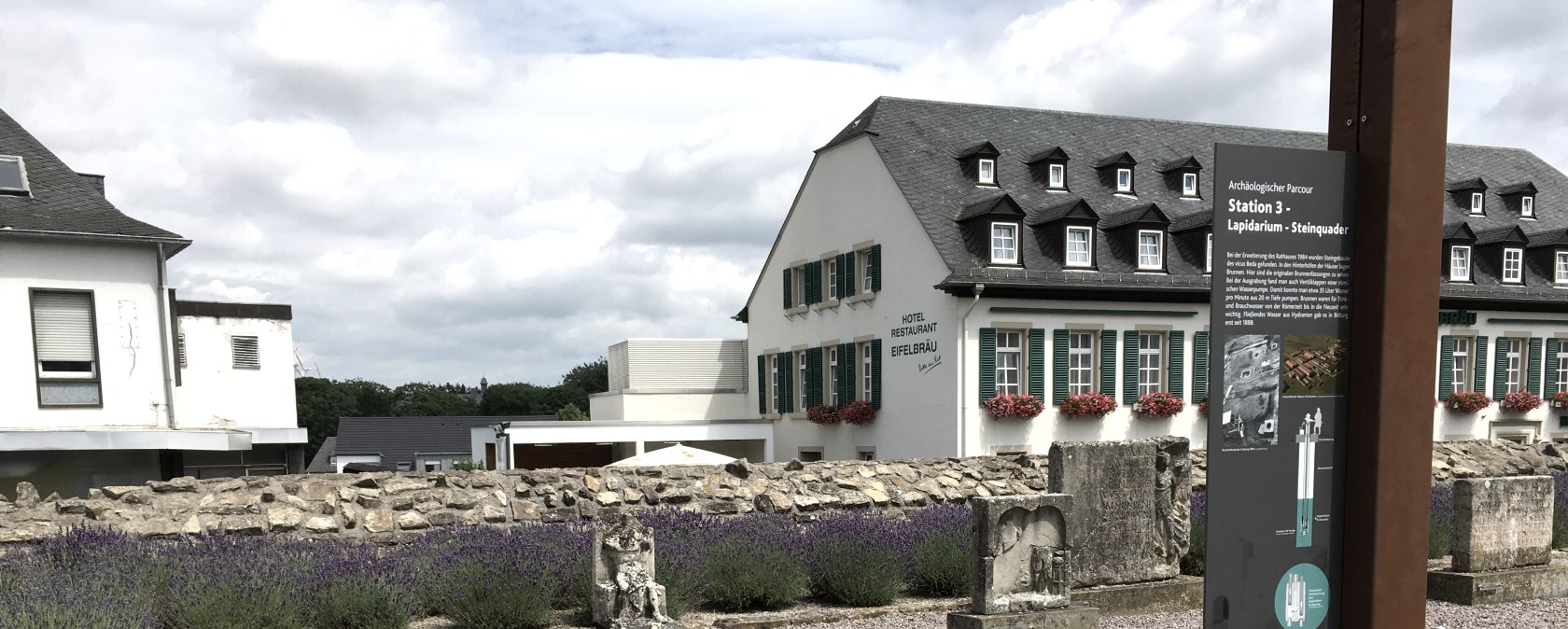 Archäologischer Parcours Bitburg, © TI Bitburger Land Archäologischer Parcours Bitburg, © TI Bitburger Land