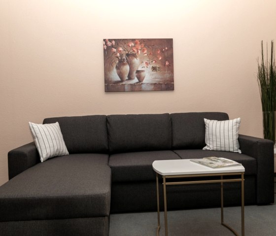 APT - canapé-lit de 1,40 x 2,00 m dans le salon/la chambre à coucher, © Gerhard Müller APT - canapé-lit de 1,40 x 2,00 m dans le salon/la chambre à coucher, © Gerhard Müller