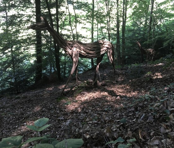 Kunstwerk im Wald, © TI Bitburger Land Kunstwerk im Wald, © TI Bitburger Land