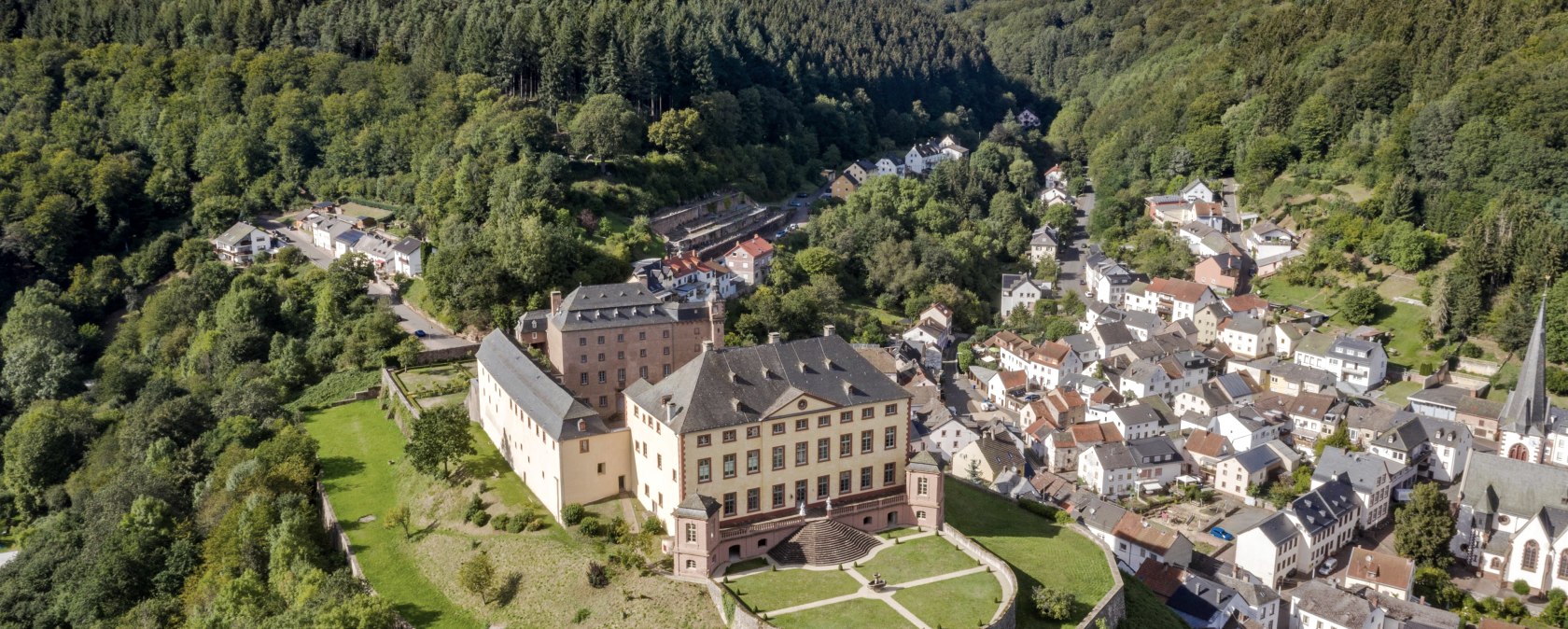 Panorama Schloss Malberg, © team 360_B. Treib Panorama Schloss Malberg, © team 360_B. Treib