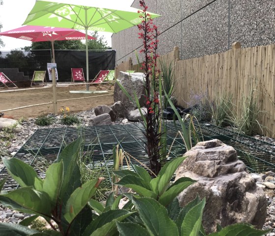 Außenbereich mit Teich, © TI Bitburger-Land Außenbereich mit Teich, © TI Bitburger-Land