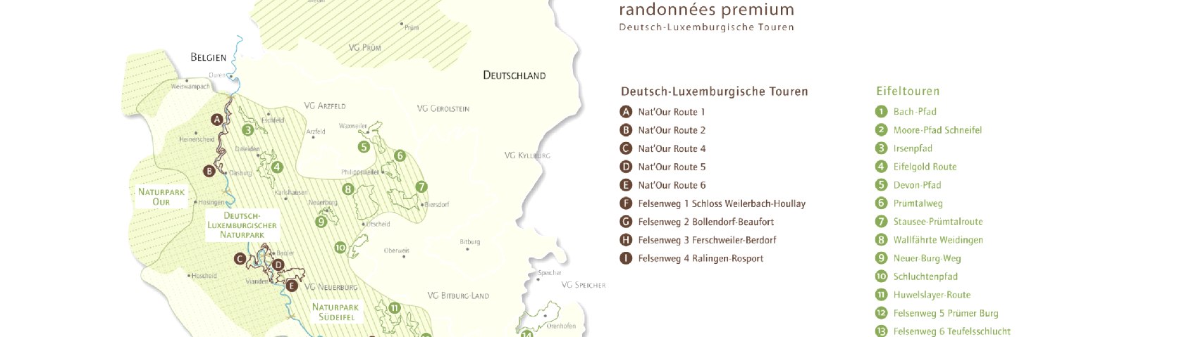 Übersichtskarte NWP delux, © Volker Teuschler Übersichtskarte NWP delux, © Volker Teuschler