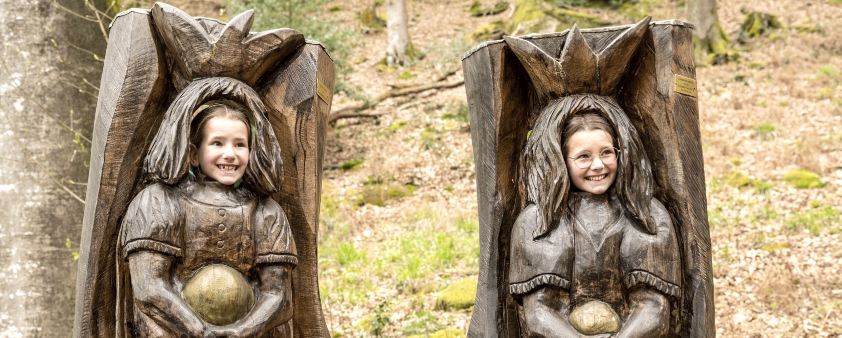 Devenir soi-même un personnage de conte de fées sur le sentier des contes de Bollendorf, © Eifel Tourismus GmbH, Dominik Ketz