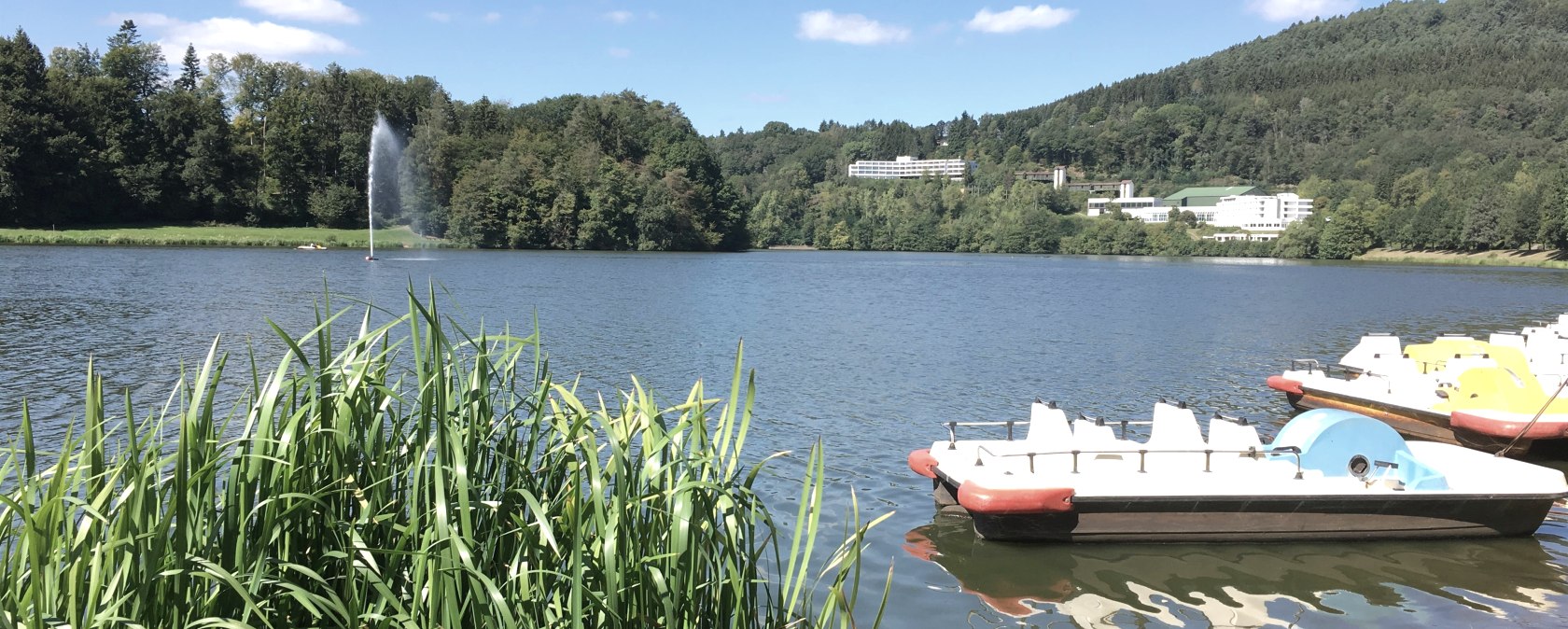 Stausee Biersdorf - Tretboote, &copy; TI Bitburger Land