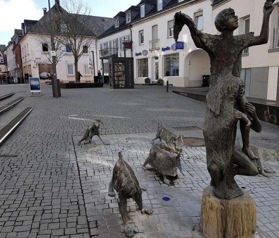 Geissenbrunnen sur la zone pi&eacute;tonne de la "Petersplatz", &copy; Bernd P&uuml;tz