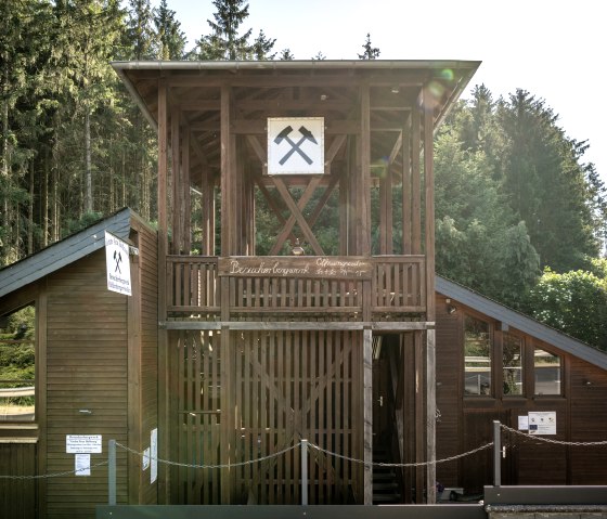 The M&uuml;hlenbergerstollen visitor mine in Bleialf is close to the hiking tour, &copy; Eifel Tourismus GmbH, Dominik Ketz