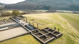 Römische Villa Holsthum von oben, © Eifel Tourismus GmbH, D. Ketz