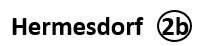 Black text 'Hermesdorf 2b' on a white background, with '2b' in a circle.