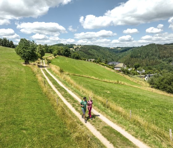 Eifelsteig hiking trail along meadows and fields near Dedenborn, © Eifel Tourismus GmbH, Dominik Ketz