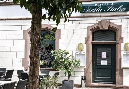 Pizzeria Bella Italia - Eingang, © Tourist-Information Bitburger Land