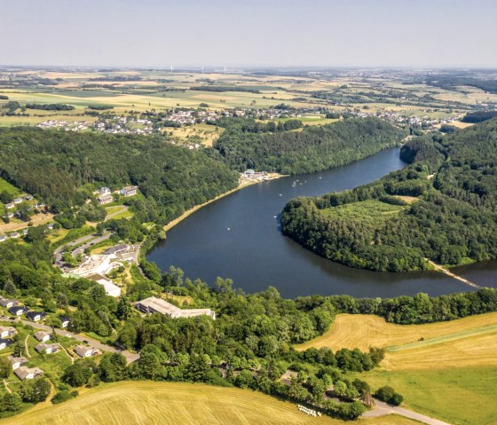 View of the Biersdorf reservoir in the NaturwanderPark delux, © Eifel Tourismus GmbH, D. Ketz