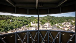 Blick aus dem Beilsturm auf Neuerburg, © Eifel Tourismus GmbH, D. Ketz