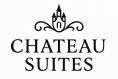 An elegant logo featuring the text "Chateau Suites". It displays a stylized castle in the center.