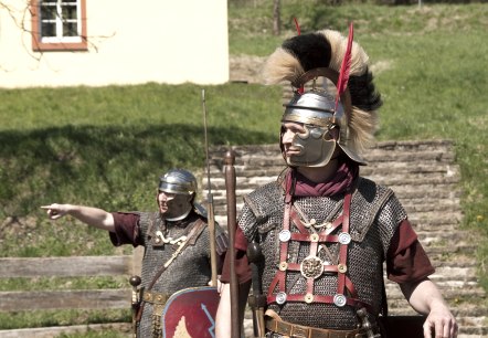 Zwei R&ouml;mer auf Villa Otrang, &copy; Ferienregion Bitburger Land