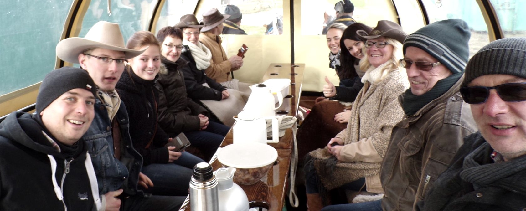 Planwagenfahrt, © River Ranch / Kristina Bachmann