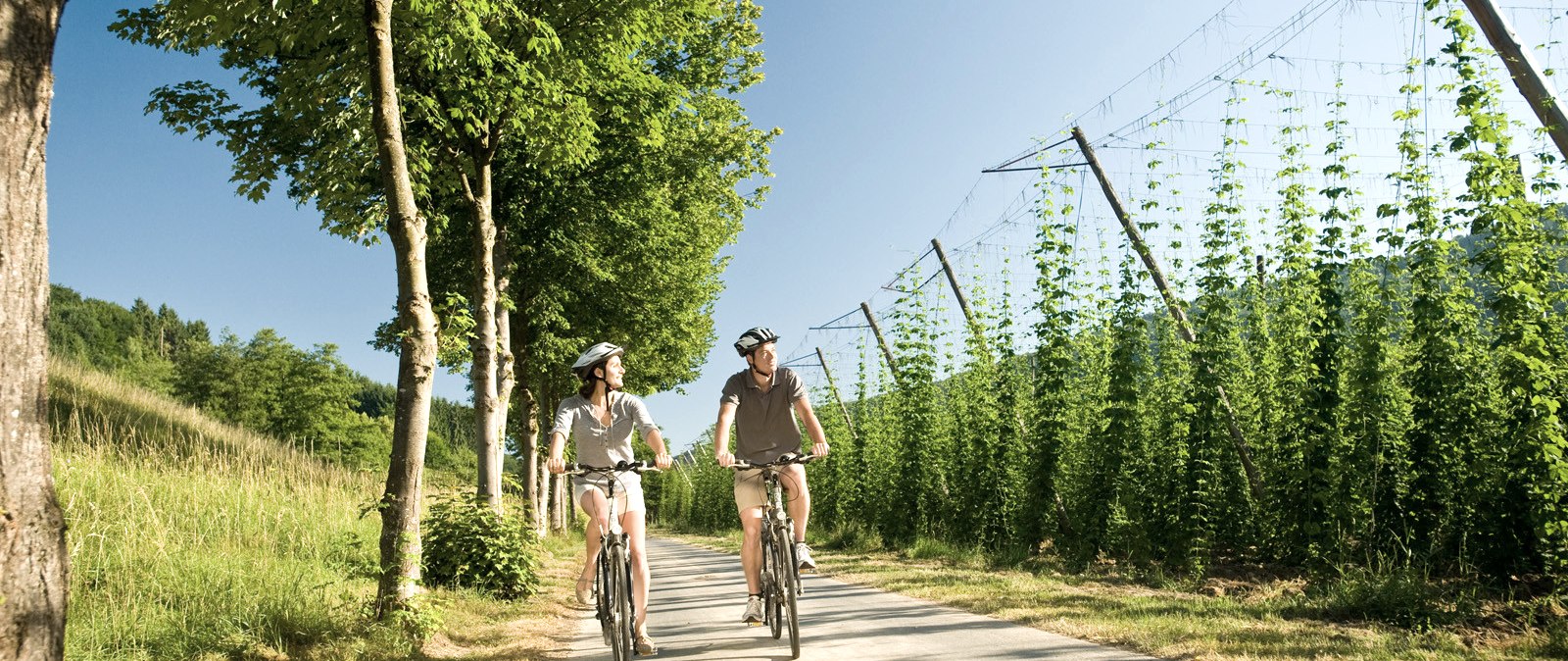 Cyclistes sur la piste cyclable de Pr&uuml;m, &copy; Dominik Ketz Fotografie / Rheinland-Pfalz Tourismus GmbH