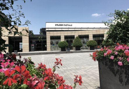 Bitburger Stadthalle Außenansichtl, © TI Bitburger Land