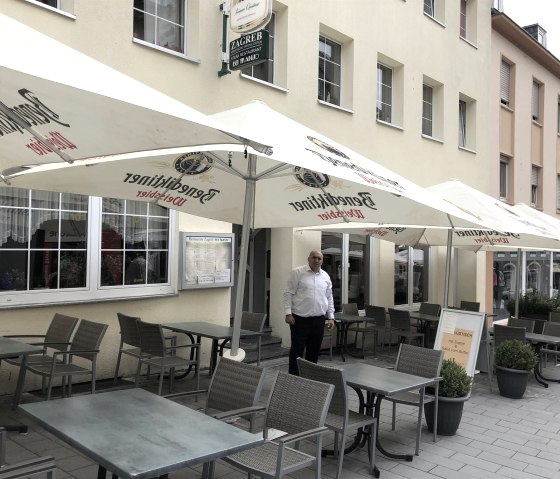 Restaurant Zagreb - Terrasse, &copy; Tourist-Information Bitburger Land