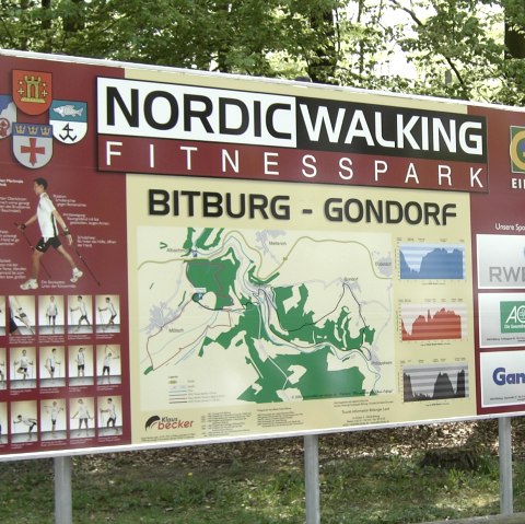 Nordic Walking Fitness Park Bitburg-Gondorf, &copy; TI Bitburger Land