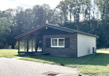 Hausansicht von vorne seitlich