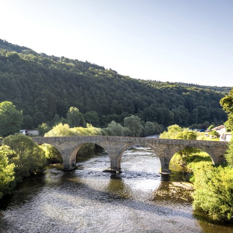 Piste cyclable de la Sauer, Dillingerbrück, © Eifel Tourismus GmbH, D. Ketz