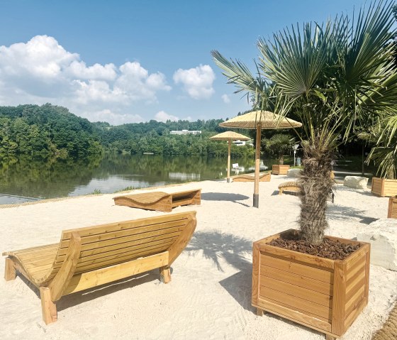 Stausee-Strand, © VG Bitburger Land