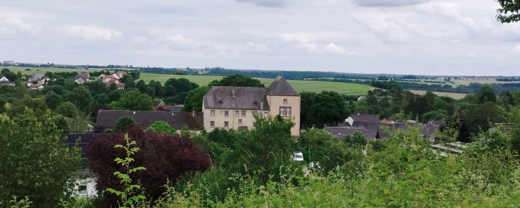 Blick auf Burg Dudeldorf, &copy; TI Bitburger Land