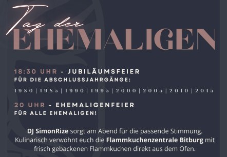 Plakat Alumni_Ehemaligen Tag, © Alumniclub