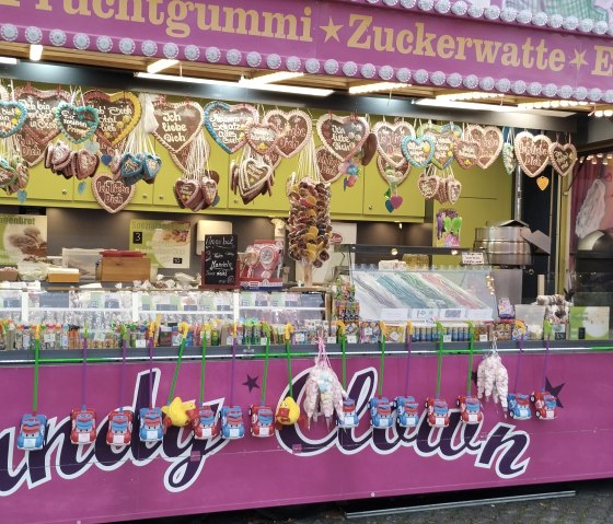 Bitburger Autumn Fair candy stall, © TI Bitburger Land