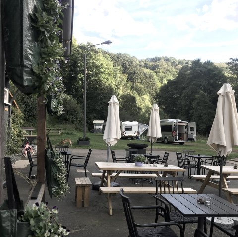 Terrasse - Camp Kyllburg, © Melanie Bakker