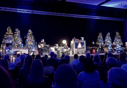 Weihnachtliche Stimmum beim Wohnzimmerkonzert, © Rainer Tures Band