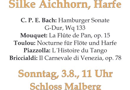 Villa Musica Konzert Plakat, © Förderverein Schloss Malberg