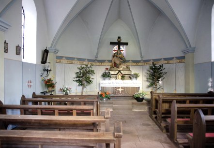 Innenaufnahme - Kapelle bei Dockendorf, © Tourist-Info Bitburger Land