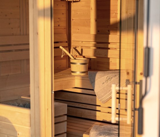 Sauna mit Blick ins Grüne, © LMZ